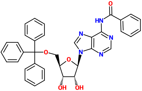 (image for) MC080658 5'-O-Trt-N6-Bz-rA
